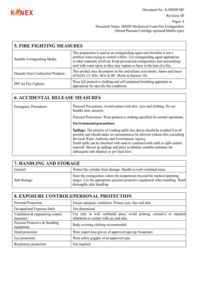 MSDSMECHNAICALFOAMFIREEXTINGUISHERS.pdf