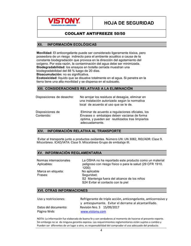 MSDS COOLANT ANTIFREEZE 5050.pdf