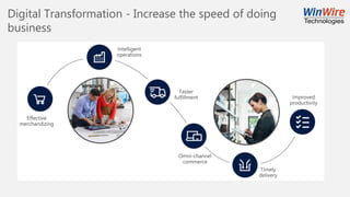 Digital Transformation - Increase the speed of doing
business