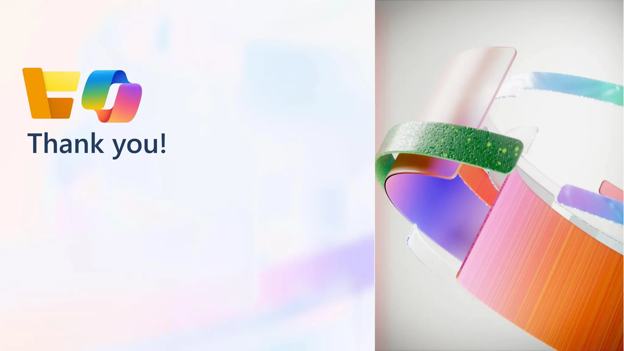 Microsoft Confidential: Content is shared under NDA with Microsoft CAB members
Thank you!
 