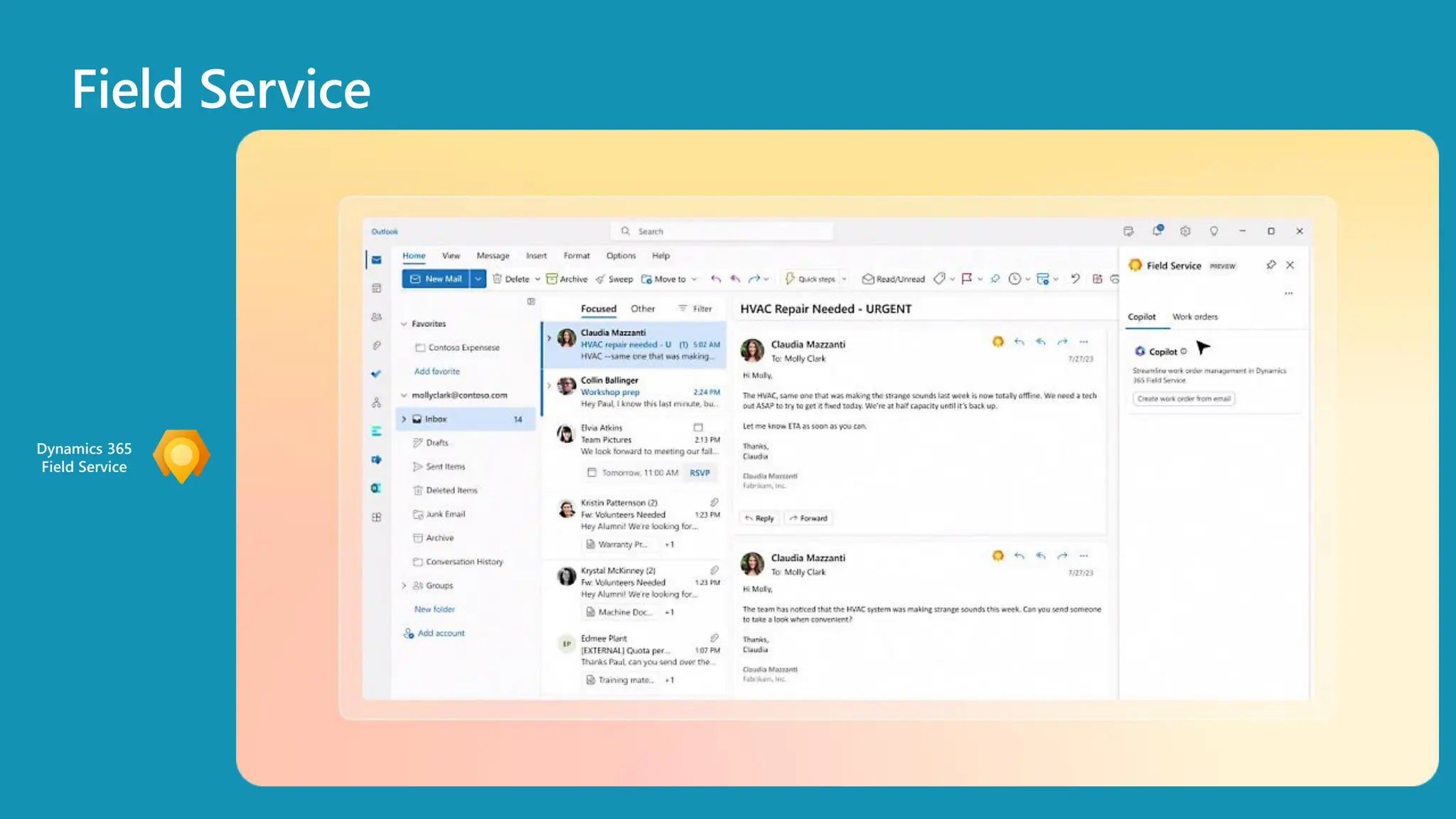 Field Service
Dynamics 365
Field Service
 