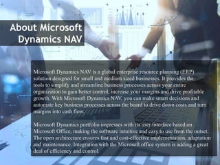 Microsoft Dynamics NAV Services at Faststream Technologies | PPTX