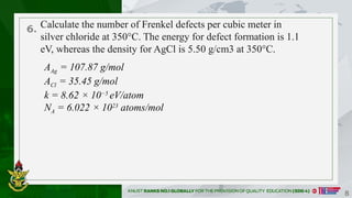 Engineering Ceramics: Crystal Structures, Defects, and Density ...