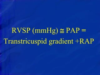 Pap From Rvsp ECHOCARDIOGRAPHIC EVALUATION OF MITRAL VALVE DISEASE | PPTX