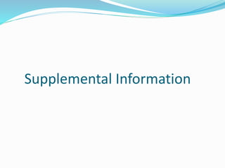 Supplemental Information
 