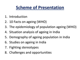 medico social problems of elderly in india | PPTX
