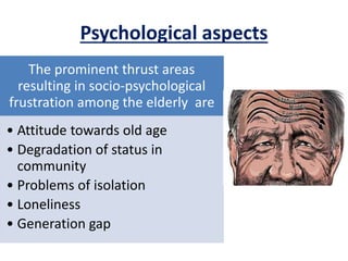 medico social problems of elderly in india | PPTX