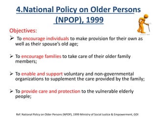 medico social problems of elderly in india | PPTX