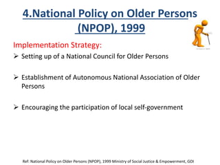 medico social problems of elderly in india | PPTX