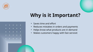 Distributor & Consumer Management System | PPTX