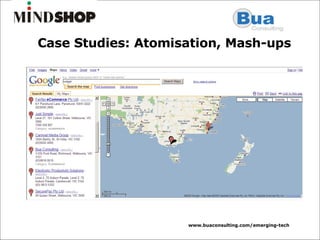 Case Studies: Atomisation, Mash-ups 