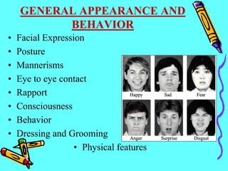 MENTAL STATUS EXAMINATION | PDF