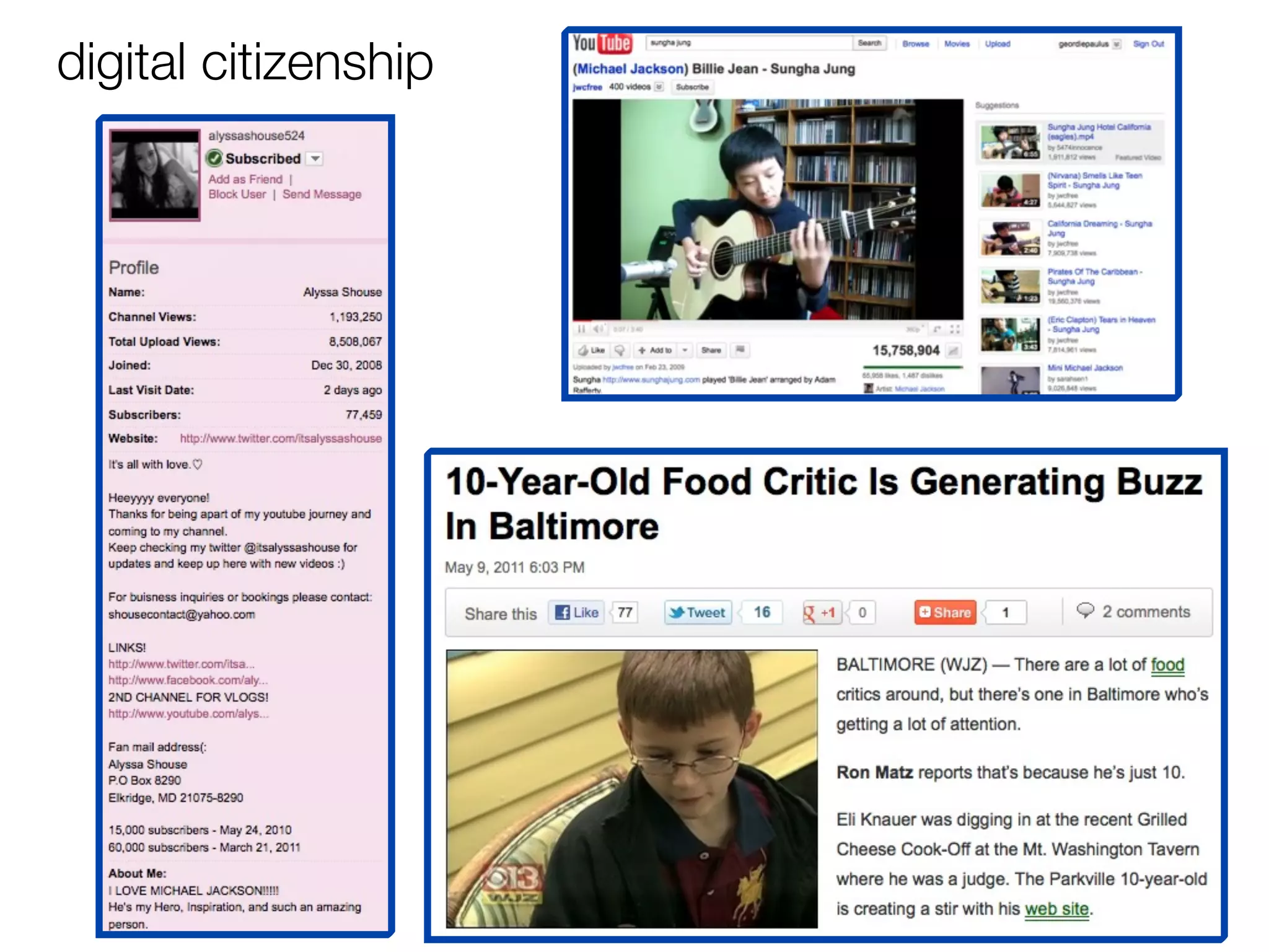digital citizenship
 