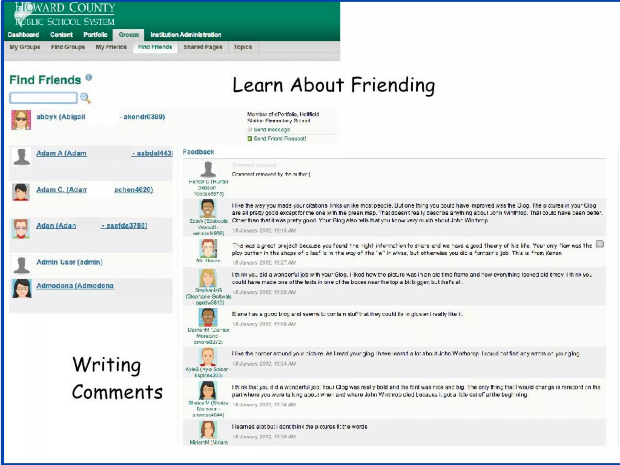 ePortfolio Presentation, Common Ground 2012