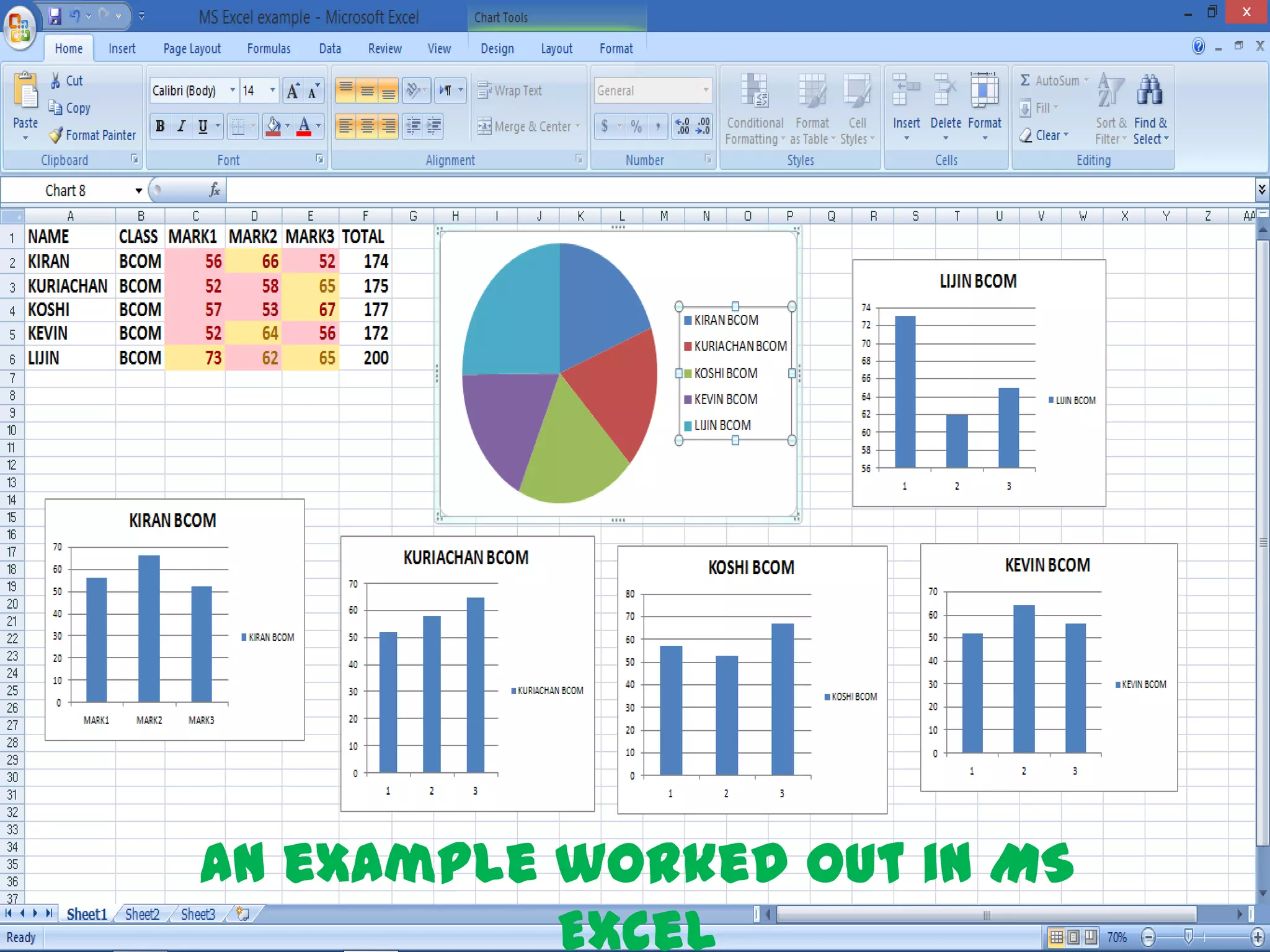 An example worked out in MS
Excel

 