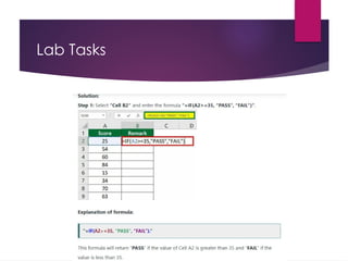 Lab Tasks
 