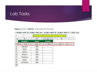 Lab Tasks
 