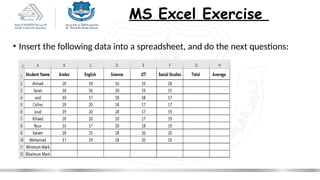 Comprehensive Guide to Using MS Excel Spreadsheets and Formulas | PPTX