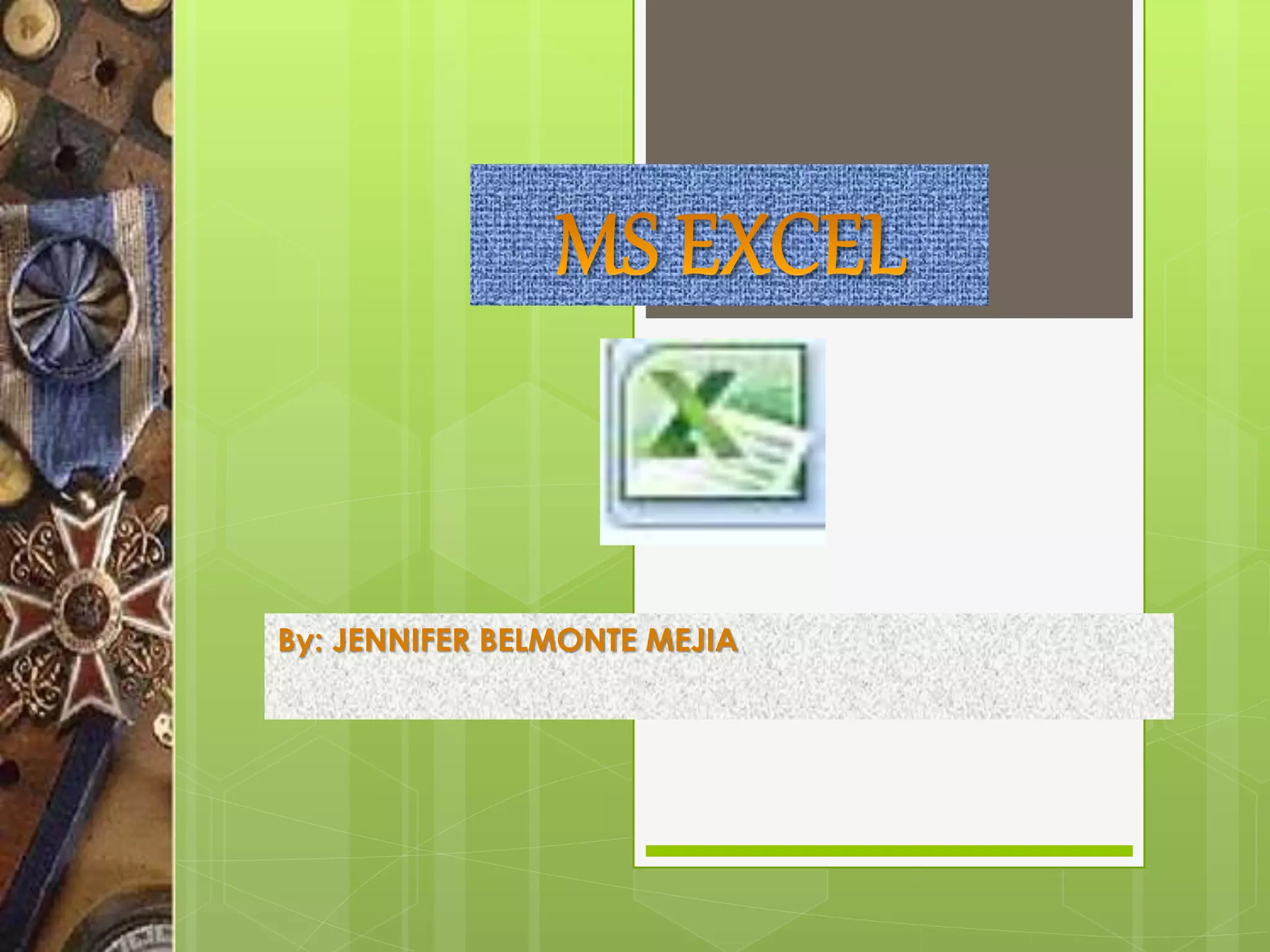 Microsoft Excel Basics | PPTX