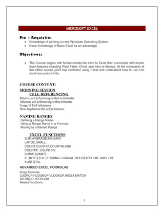 microsoft excel 2007 basics microsoft excel 2007 basics