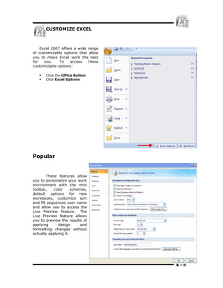 MS Excel Module 2012 | PDF