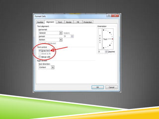 MS Excel преговор
