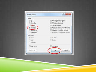 MS Excel преговор