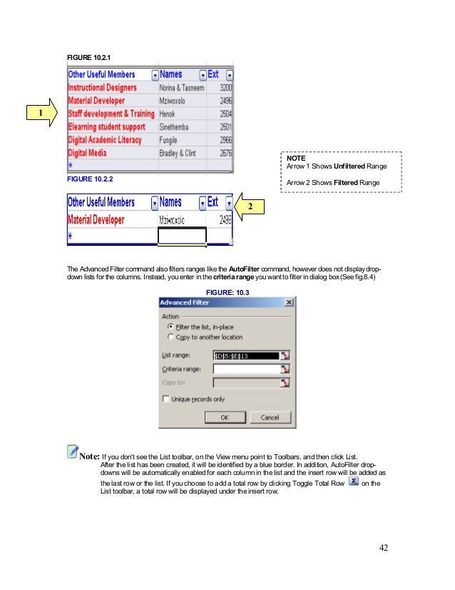 Ms excel training manual