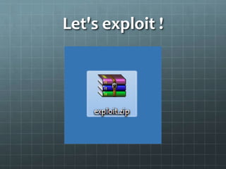 Let's exploit !
 
