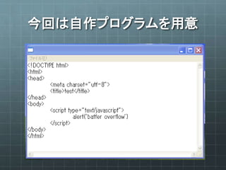 今回は自作プログラムを用意
 
