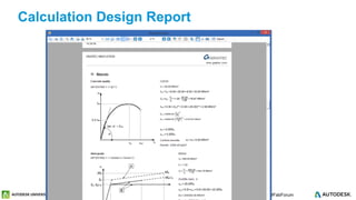 © 2016 Autodesk© 2016 Autodesk Join the conversation #AU2016 #FabForumMEP & Structural Fabricators Forum
Calculation Design Report
 
