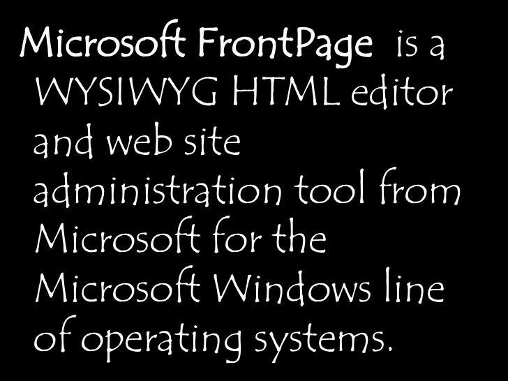 ms frontpage 2003 microsoft frontpage 2003 free download for windows 7
