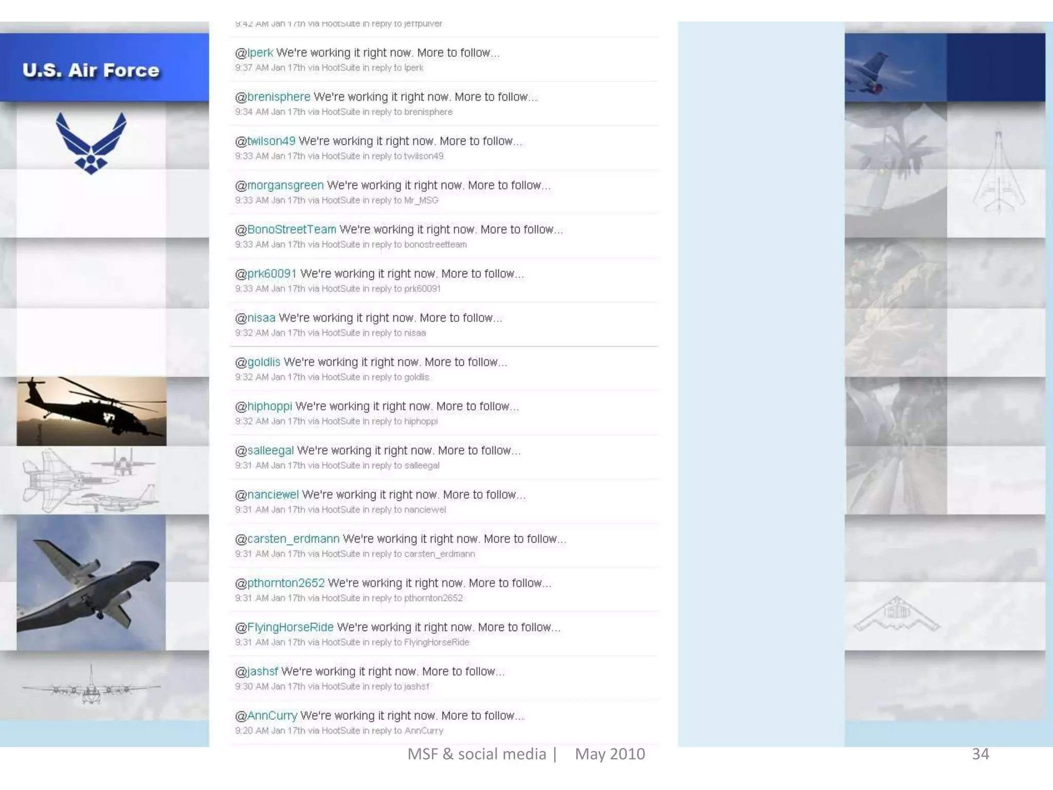 34MSF & social media |    May 2010