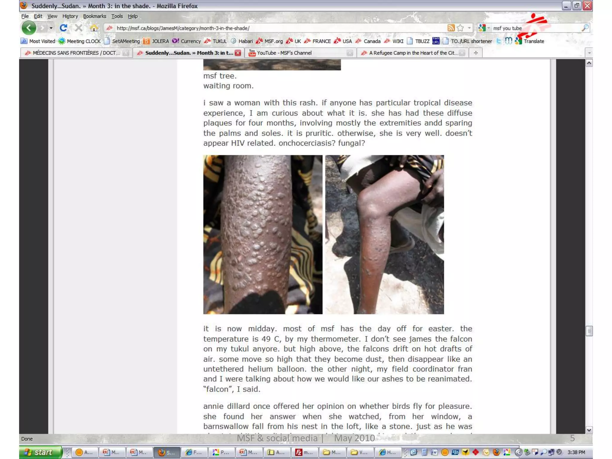 5MSF & social media |    May 2010