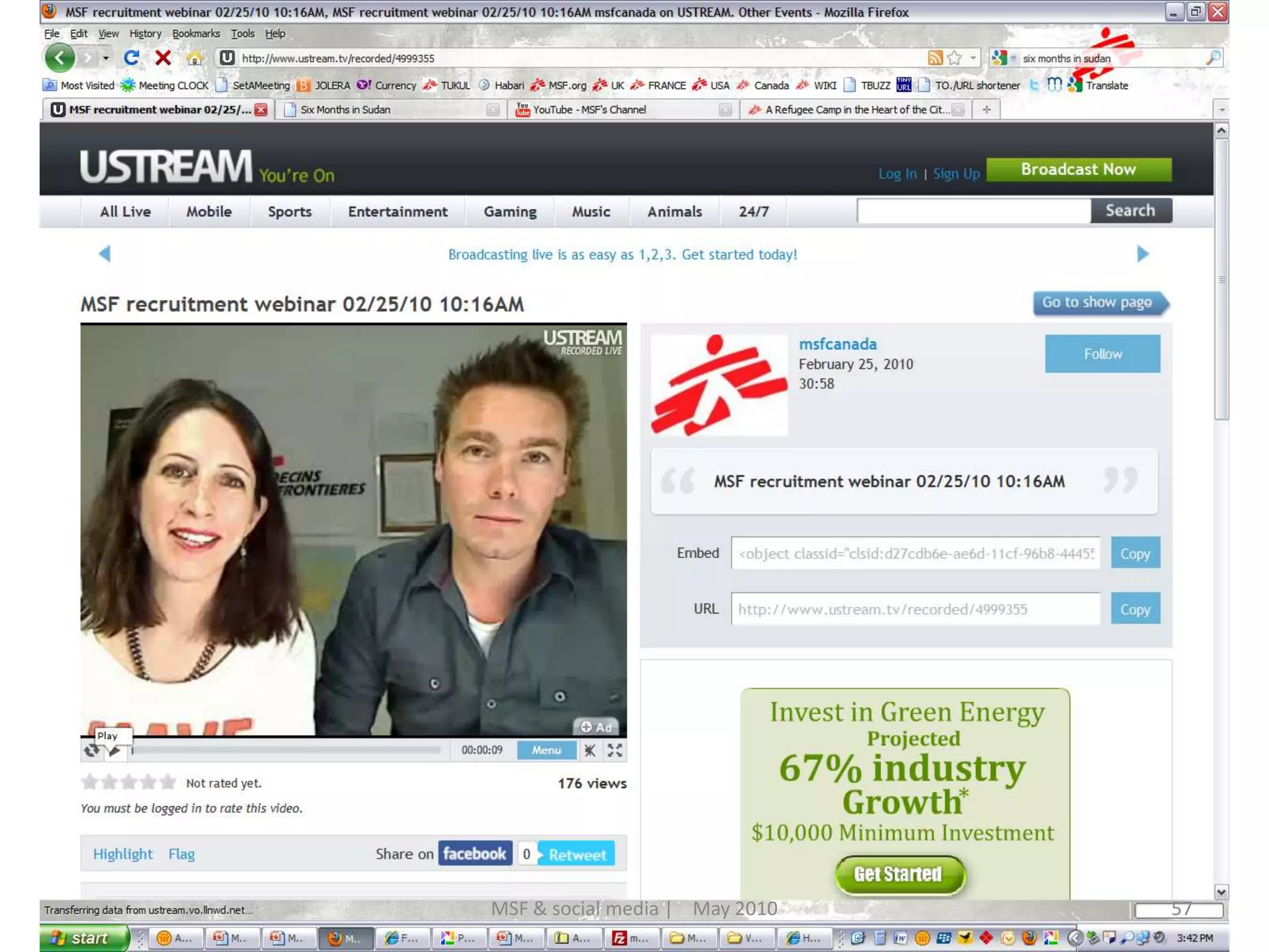 57MSF & social media |    May 2010