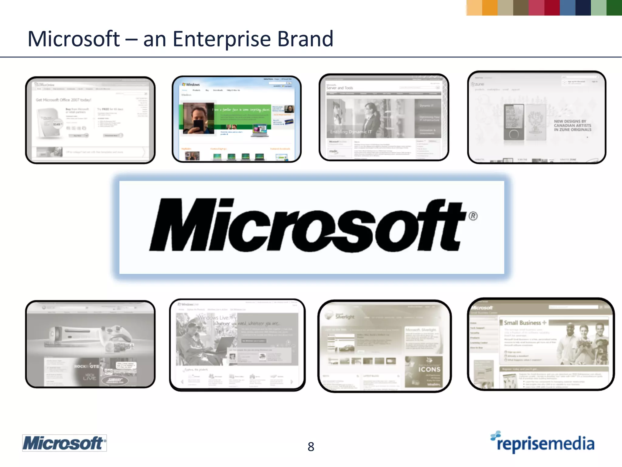 Microsoft – an Enterprise Brand 