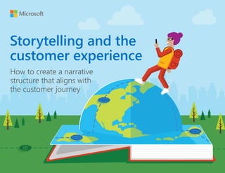 Storytelling and the
customer experience
How to create a narrative
structure that aligns with
the customer journey
 