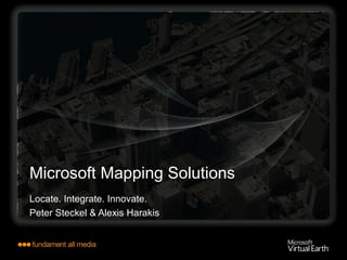 MS Mapping Solutions Locate Integrate - Microsoft Virtuele Earth 1 320 