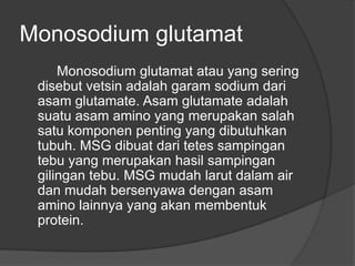 Percobaan Biologi: Pupuk MSG | PPTX
