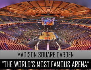 Madison Square Garden Strategic Audit Madison Square Garden Strategic Audit