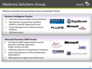 Madrona Solutions Group - CRM Introduction