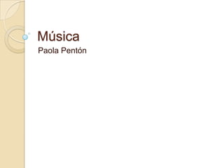 Música Paola Pentón 