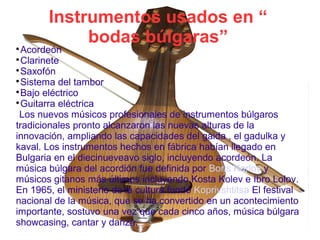 Música búlgara | PPT