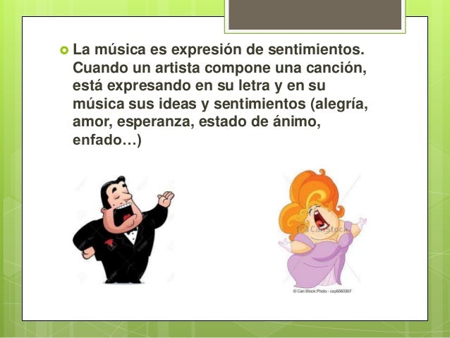 Música como expresión de sentimientos