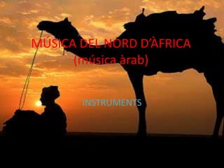 MÚSICA DEL NORD D’ÀFRICA
      (música àrab)


       INSTRUMENTS
 