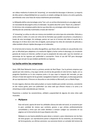 Música gratuita y online