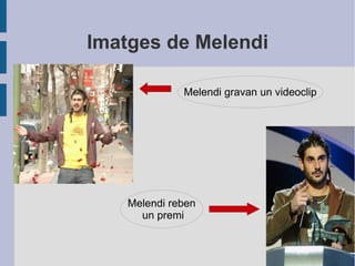 Imatges de Melendi Melendi reben un premi Melendi gravan un videoclip 
