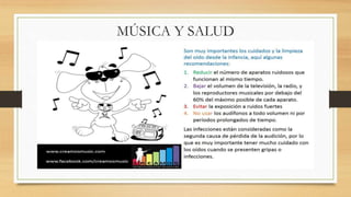 MÚSICA Y SALUD
 