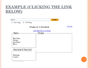 EXAMPLE (CLICKING THE LINK BELOW) 