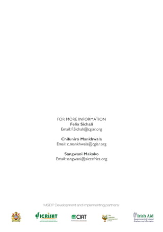 Malawi Seed Industry Development Project (MSIDP)- A Malawi Seed Alliance Newsletter